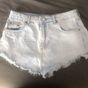 Topshop Lightwash Jean Shorts